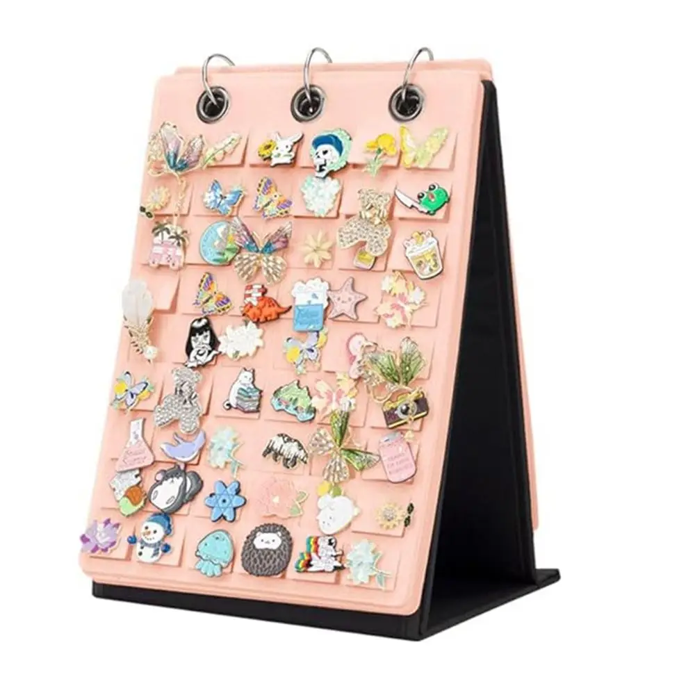 

Практичная подставка для фетровых булавок, складная витрина для бейджей с откидной крышкой, большая вместительная папка для хранения орнаментов, аксессуары для дома