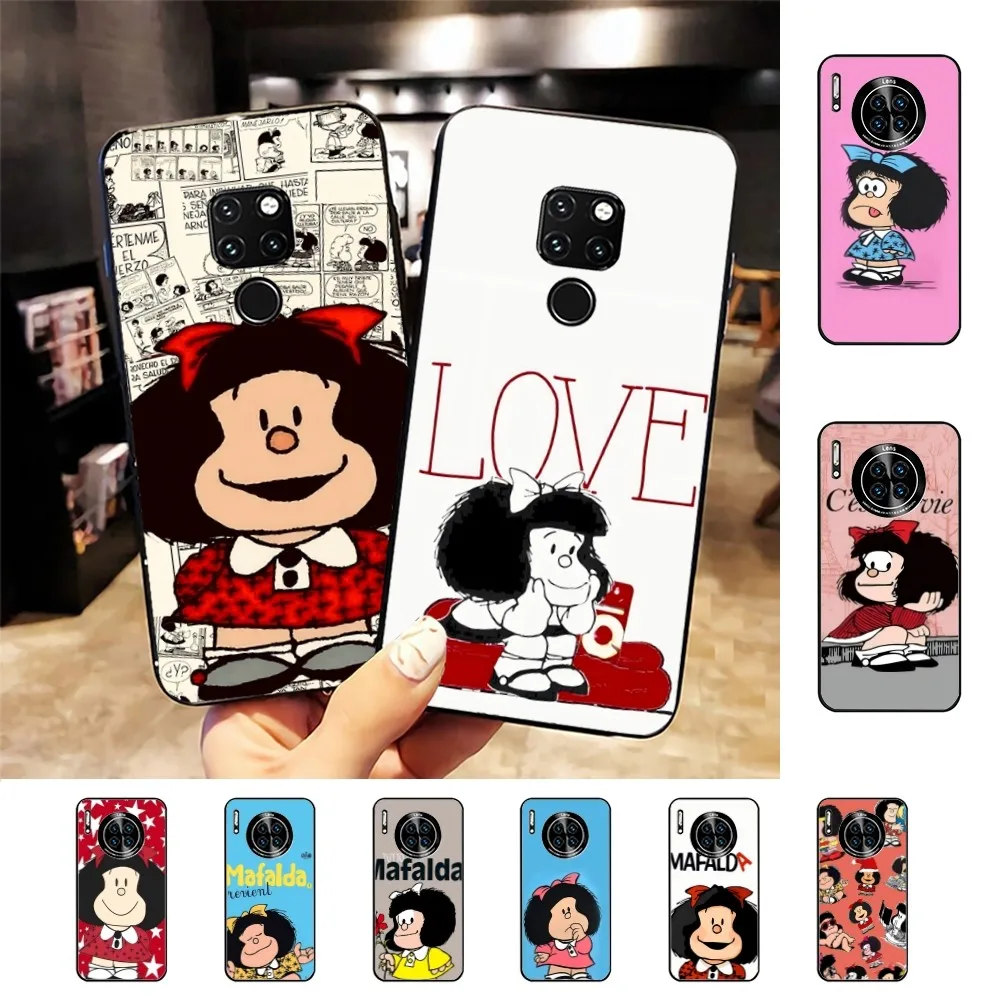 Anime M-Mafalda Phone Case For Huawei Mate 10 20 30 40 50 lite pro Nova 3 3i 5 6 SE 7 pro 7SE