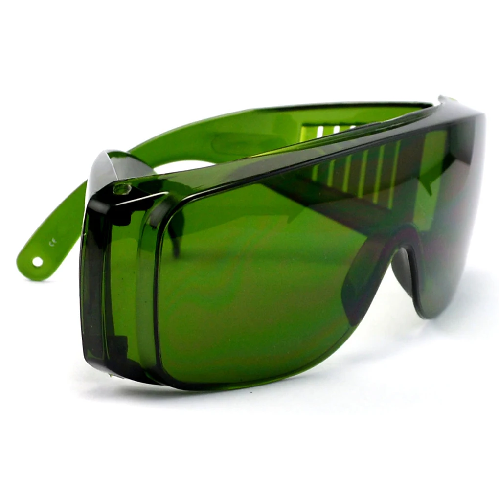プロフェッショナル産業用保護メガネ、ポータブルジッパーゴーグル、グリーン眼鏡