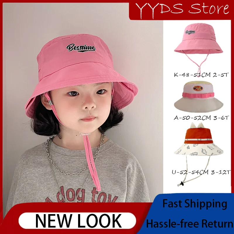 

Toddler Sun Hat Fashionable Wide Brim Lightweight Summer Spring Quick Dry Fisherman Cap for Boys Girls