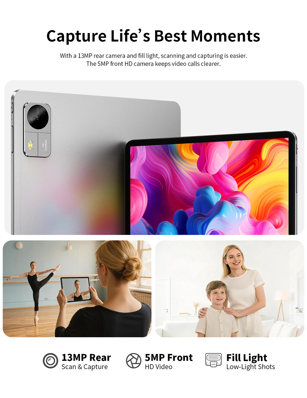 Teclast M50T Tablet 10.1“ HD Screen AllWinner A537 4GB RAM+28GB Virtual 128GB ROM 7000mAh Battery WiFi Android 16 Global Version