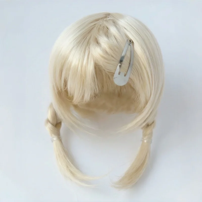 

【JUSUN】JD509 7-8 дюймов MSD куклы для девочек OB11 18-20 см синтетический мохеровый парик BJD кукольные волосы природа близнецы деревенская девушка косички парик