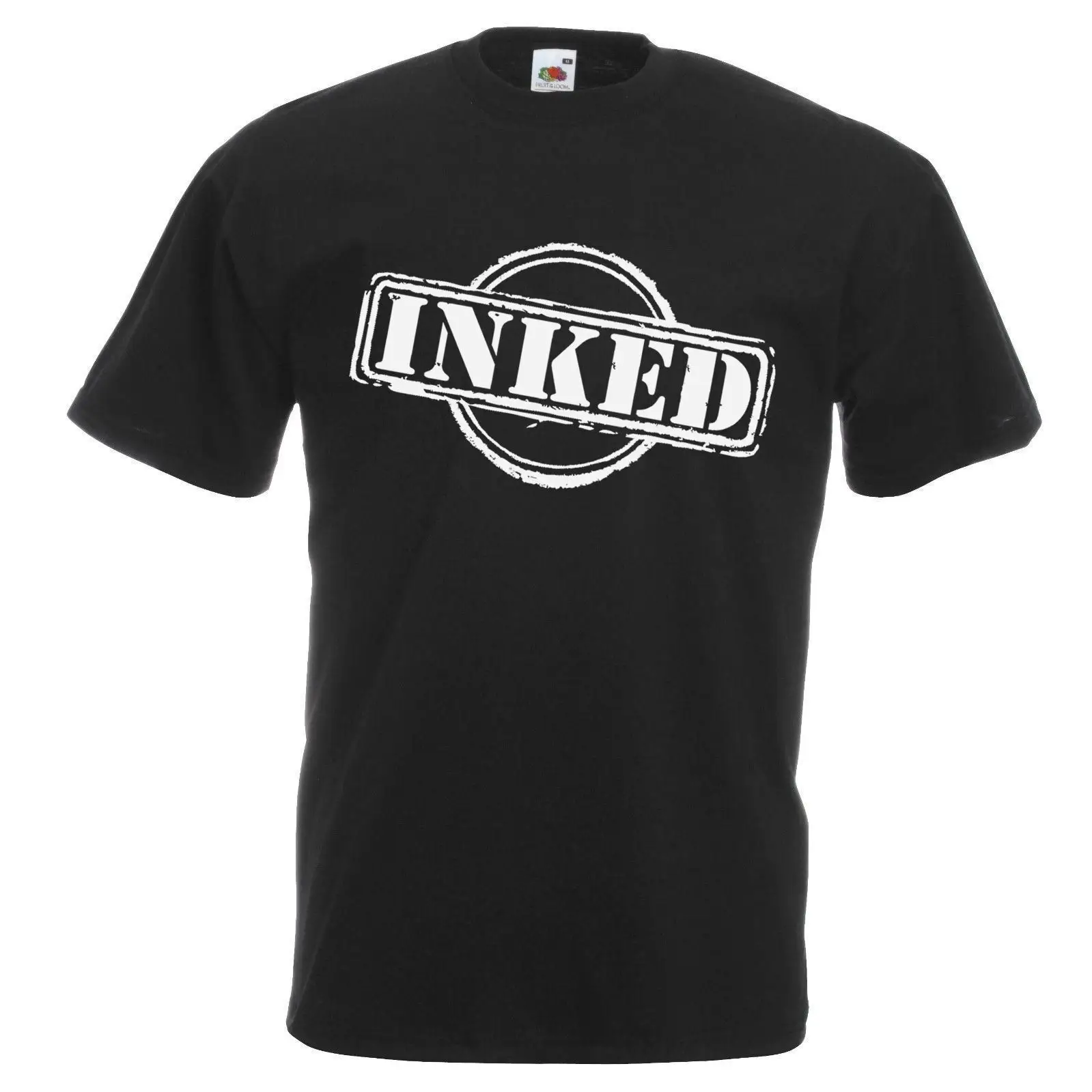 Mens Inked Stamp Tattooist Tattoo Artist Convention Unisex Black T-Shirt