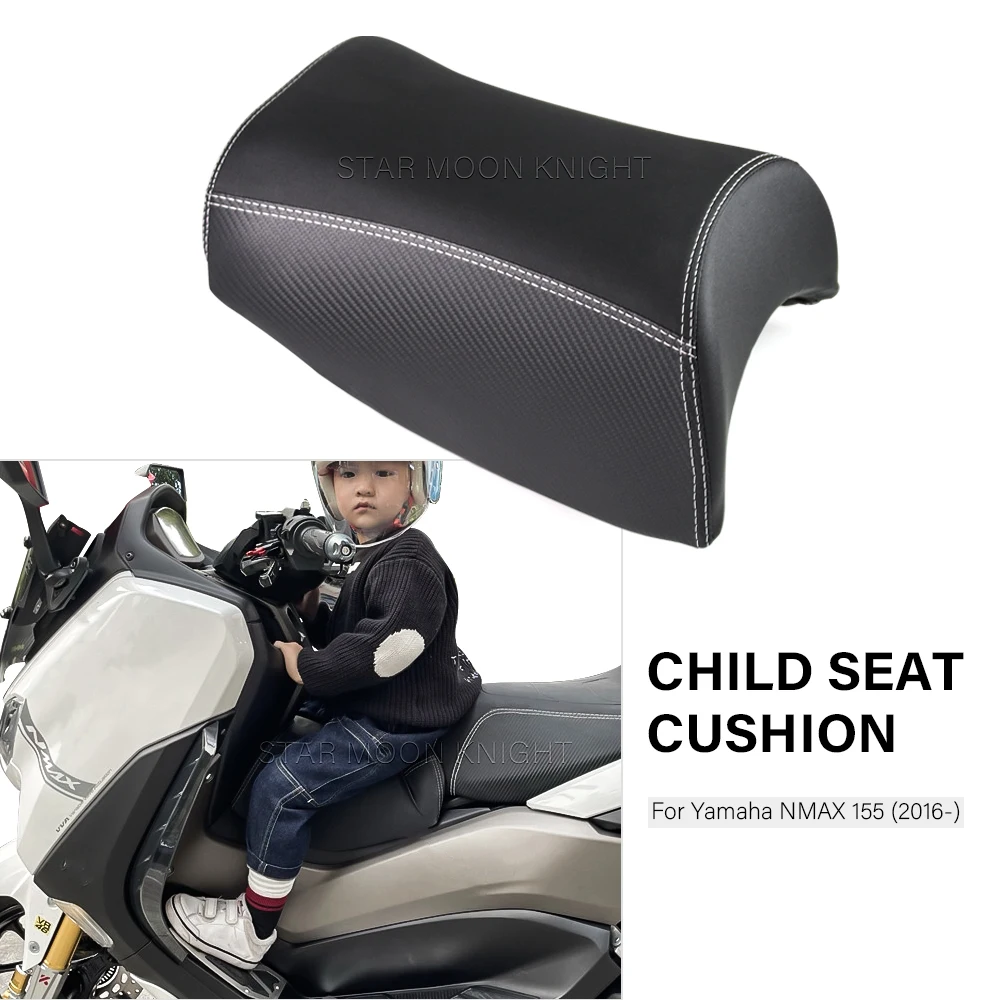 Child Small Seat For Yamaha NMAX155 N Max NMAX 155 2016-Motorcycle Scooter Front Curved Seat Cushion Pad Fuel Tank Seat bag