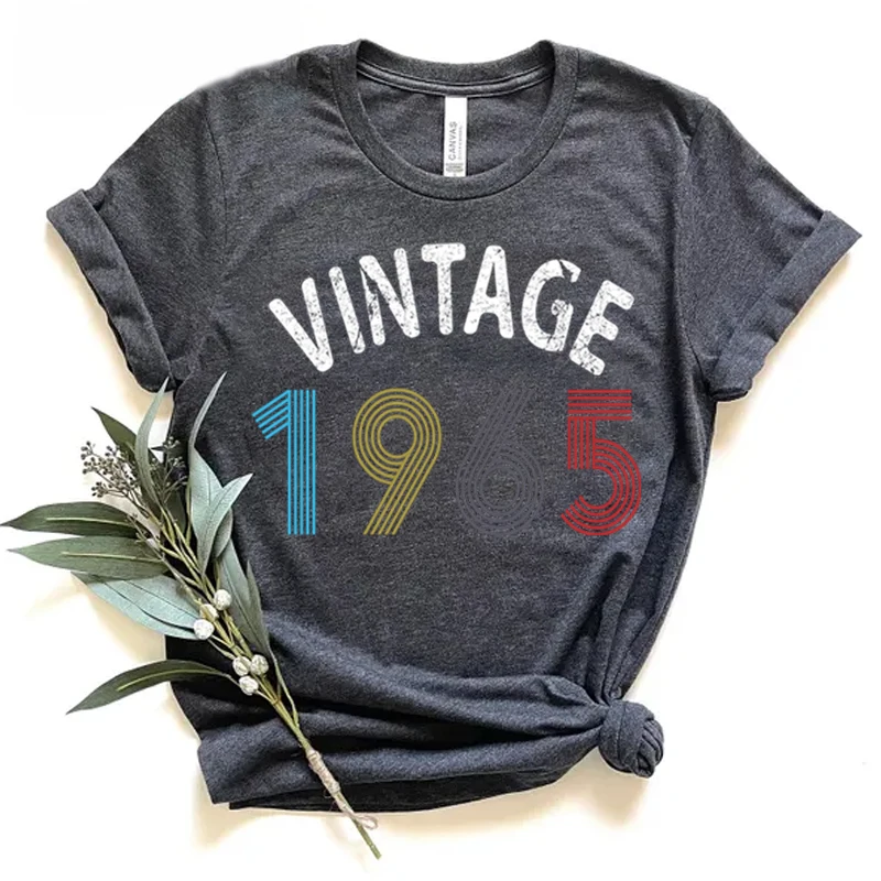 Comfort Colors Men's Women's Clothing Vintage 1960 To 1969 Short Sleeve Tee Summer Soft Casual Top 60th Birthday Gift T-Shirt