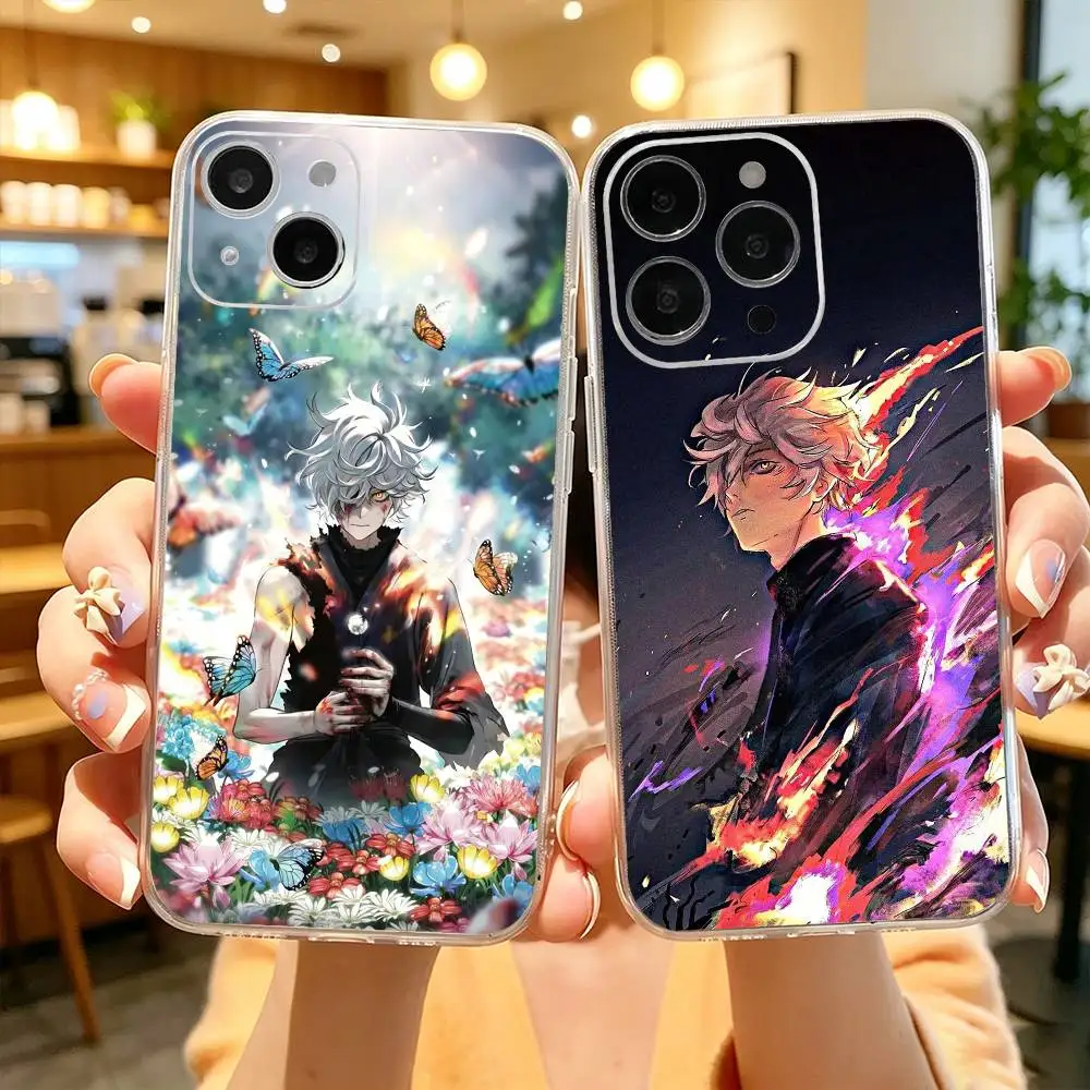 H-Hells Paradise Coque de téléphone en silicone souple transparente pour iPhone 17 16 15 14 13 12 Pro Max