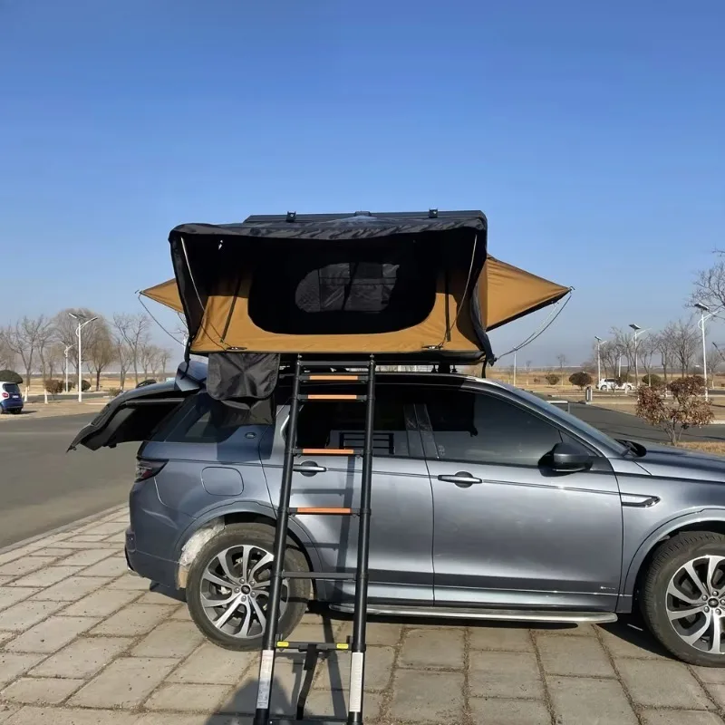 

Big Size 3-4 Person Rooftop Tent Aluminum Roof Tent Top Hard Shell Outdoor Camping Roof Top Hard Shell Car Tent
