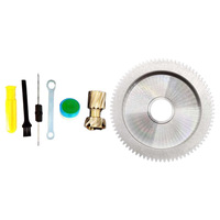 Replacement Fishing Reel Gears for For ABU B3p3s3 and For ORANGER B4p4 Pro For ZATA B5p5 Models 7 11 Gear Ratio Metal Set