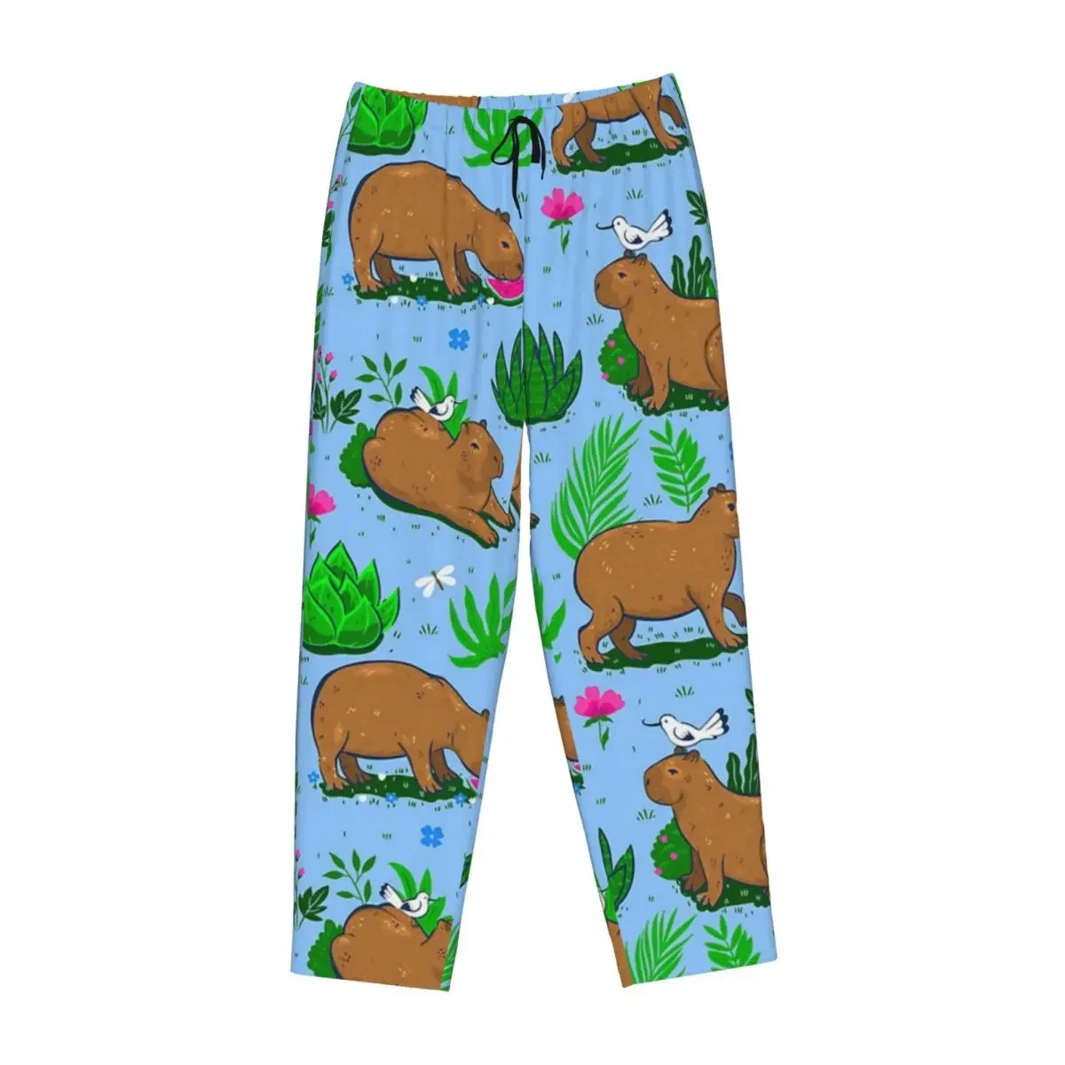 

Custom Capybara Is My Spirit Animal Women Pajama Pants Lounge Sleep Sleepwear Bottoms with Pockets