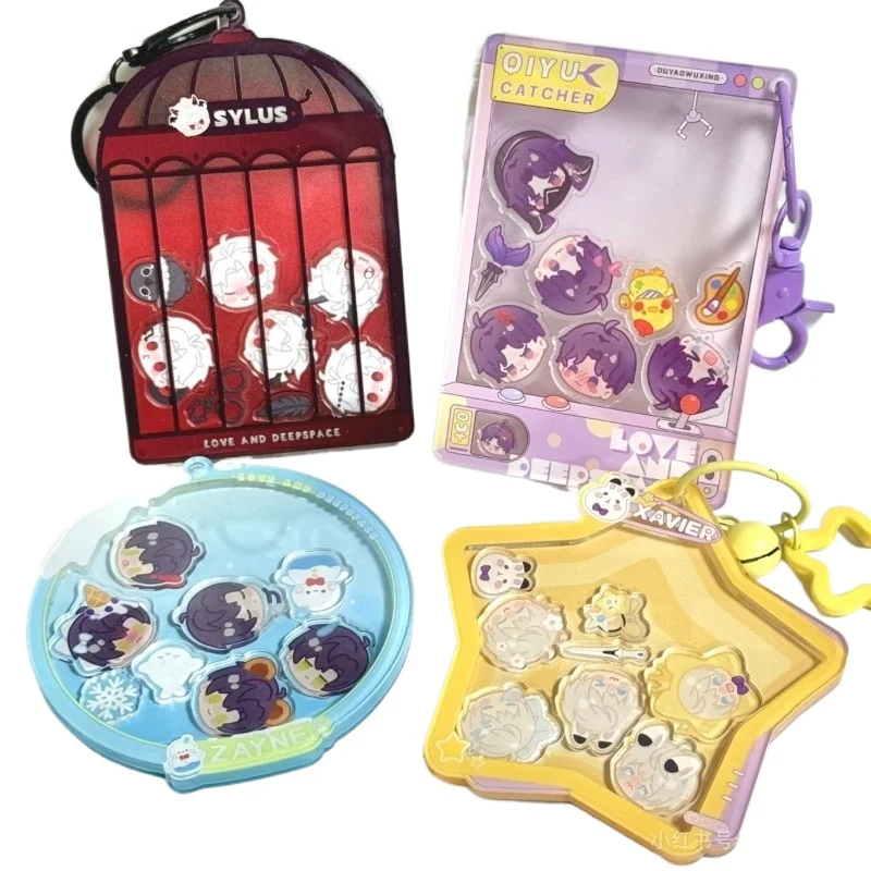 Love and Deepspace Sylus Xavier Rafayel Zayne Personality Creative Anime Game Peripherals Acrylic Shake Cartoon Backpack Pendant
