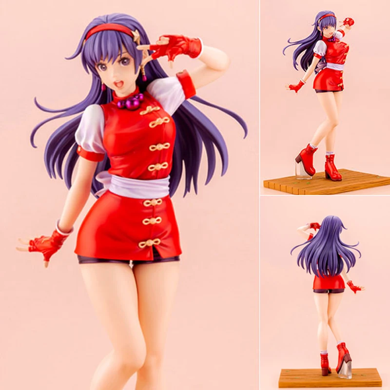 21cm The King of Fighters Athena Asamiya Anime Figure THE KING OF FIGHTERS '98 Mai Shiranui Action Figure Model Doll Toys Gifts