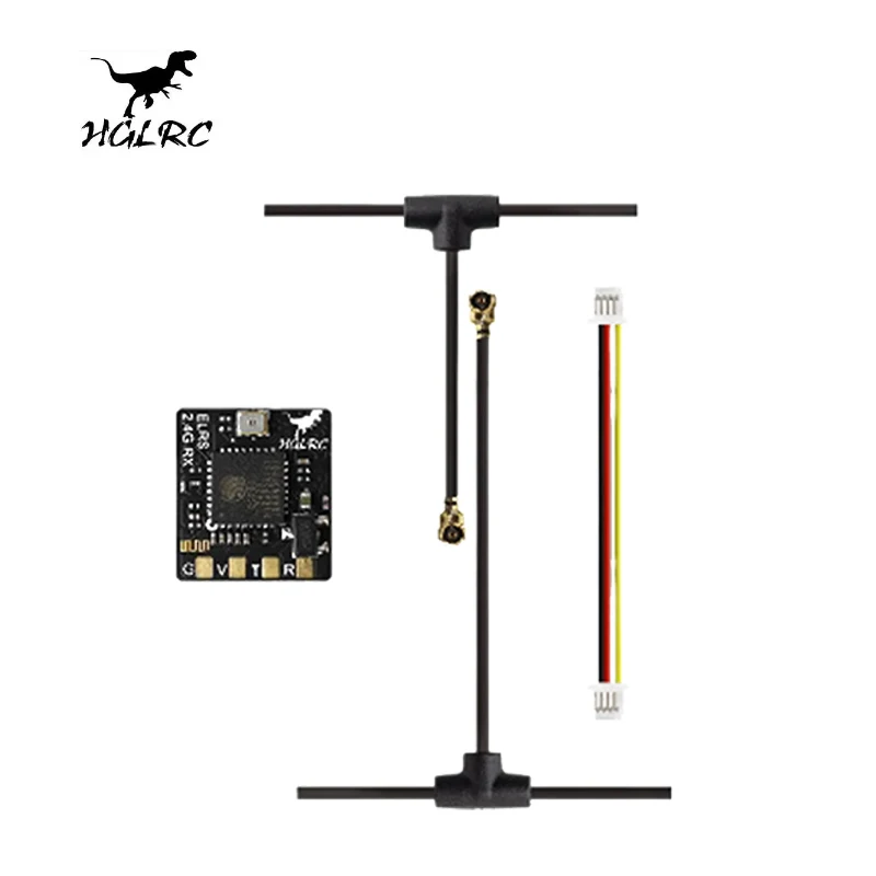 Hglrc Drones de Longo Alcance, Atualizar Taxa, Avião RC, FPV, Peças DIY, 2.4g Receptor, 500mhz, 3.0