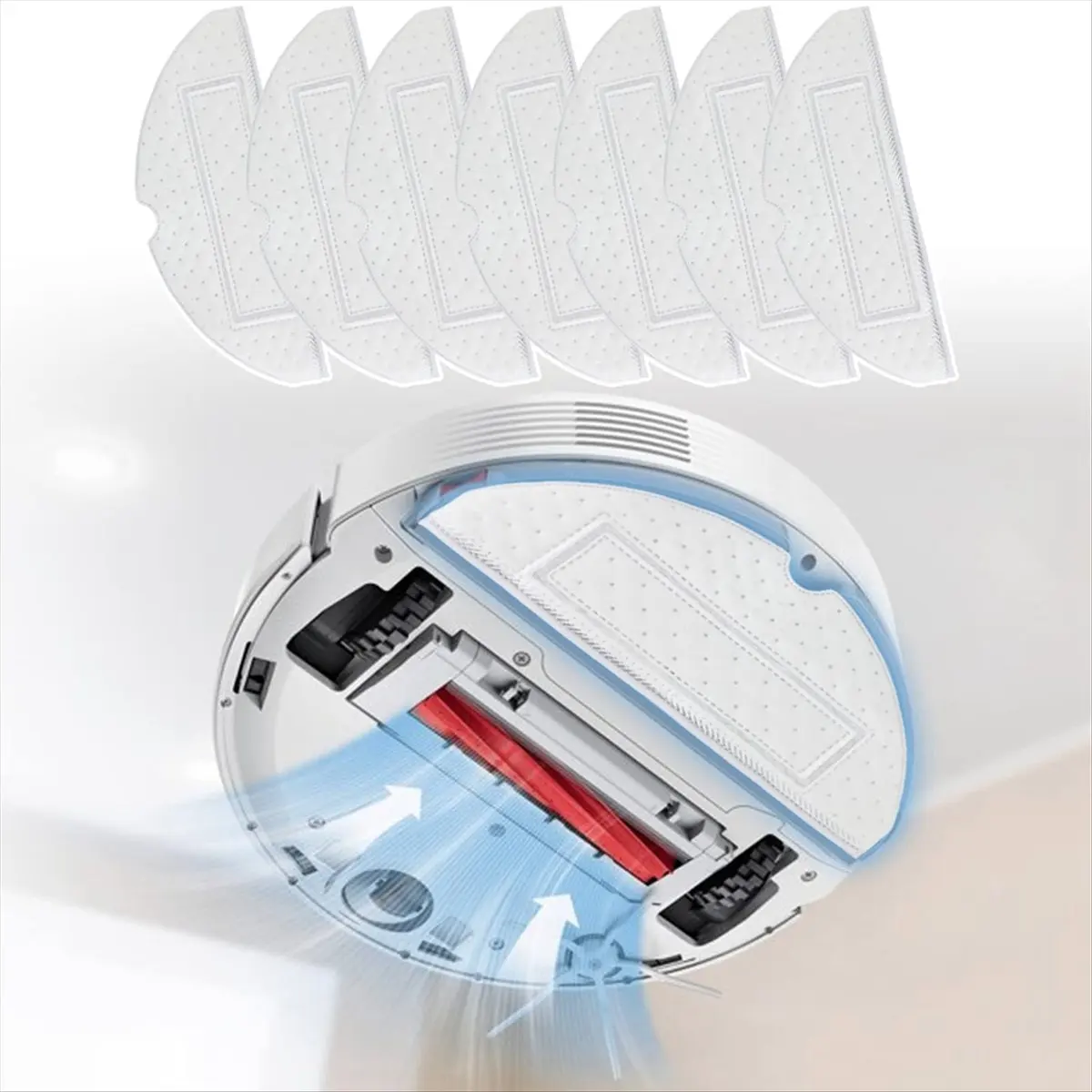 SHIP WITHIN 24 HOURS Suitable for Robot Vacuum Cleaner Accessories T7S/T7S PLUS/G10 Disposable Rag Mop Cleaning Cloth
