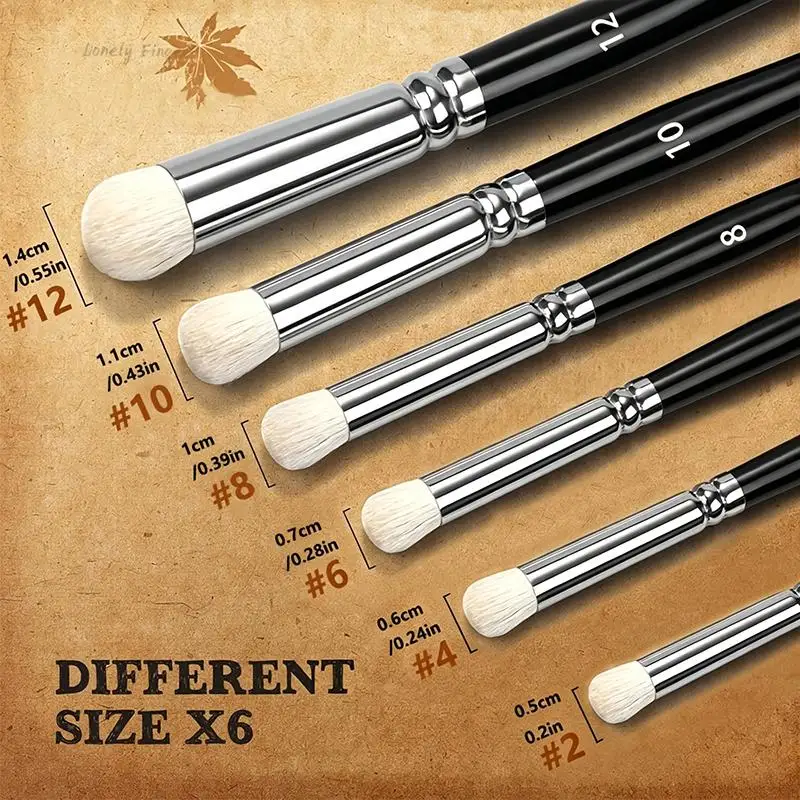 3/4/6Pc Dry Brush Miniature Painting Drybrush Set Professional Modellers Paint Brushes For Figurines Scale Model Enamel Painting