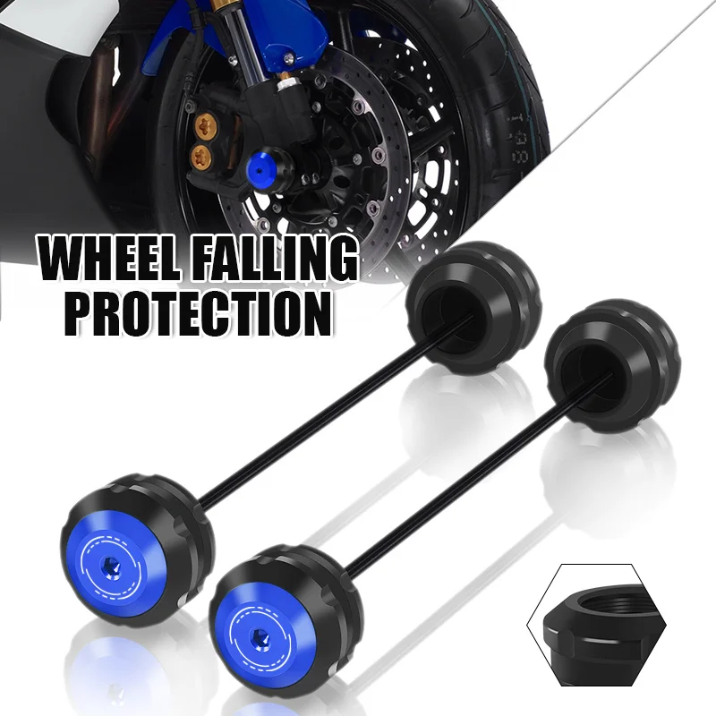 

2024 Front Rear Axle Fork Crash Wheel Sliders Pad For MT-03 MT-25 MT-10 FZ-10 Motorcycle Wheel Falling Protector mt-03 mt25 mt10