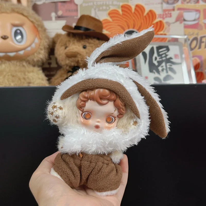 

New Sp Light Weaving Garden Winter Movement Series Vinyl Doll Clothes Rabbit Suit Cute For Labubu Clothes