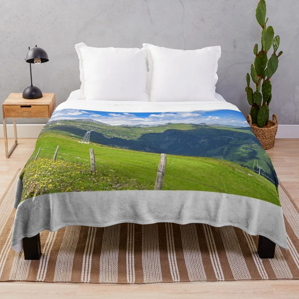 

Stubnerkogel mountain landscape Bad Gastein Austria Throw Blanket Blankets For Sofas Soft Blankets For Bed Blankets