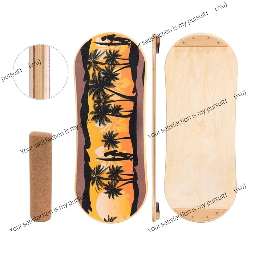 

Balance board Natural thickened cork surface Barefoot more comfortable skiing surfing training balance board