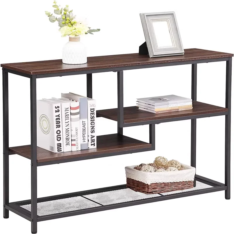 

Nordic Ins Wrought Iron Storage Rack, Multi-layer Low Bookshelf, Office Storage Display Rack, Home Decoration Desk, Wood Cabinet