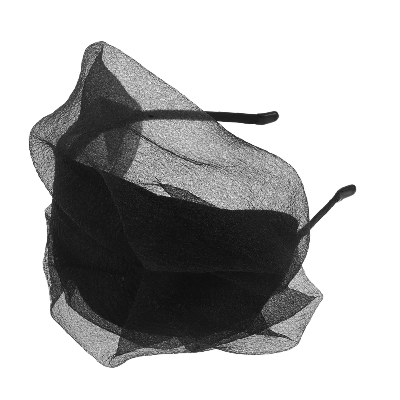 

Fashionable Mesh Half Hat Headband Beret Accessories Women Cute Hairbands Party Bridal Wedding Prom Dance Fascinator for All