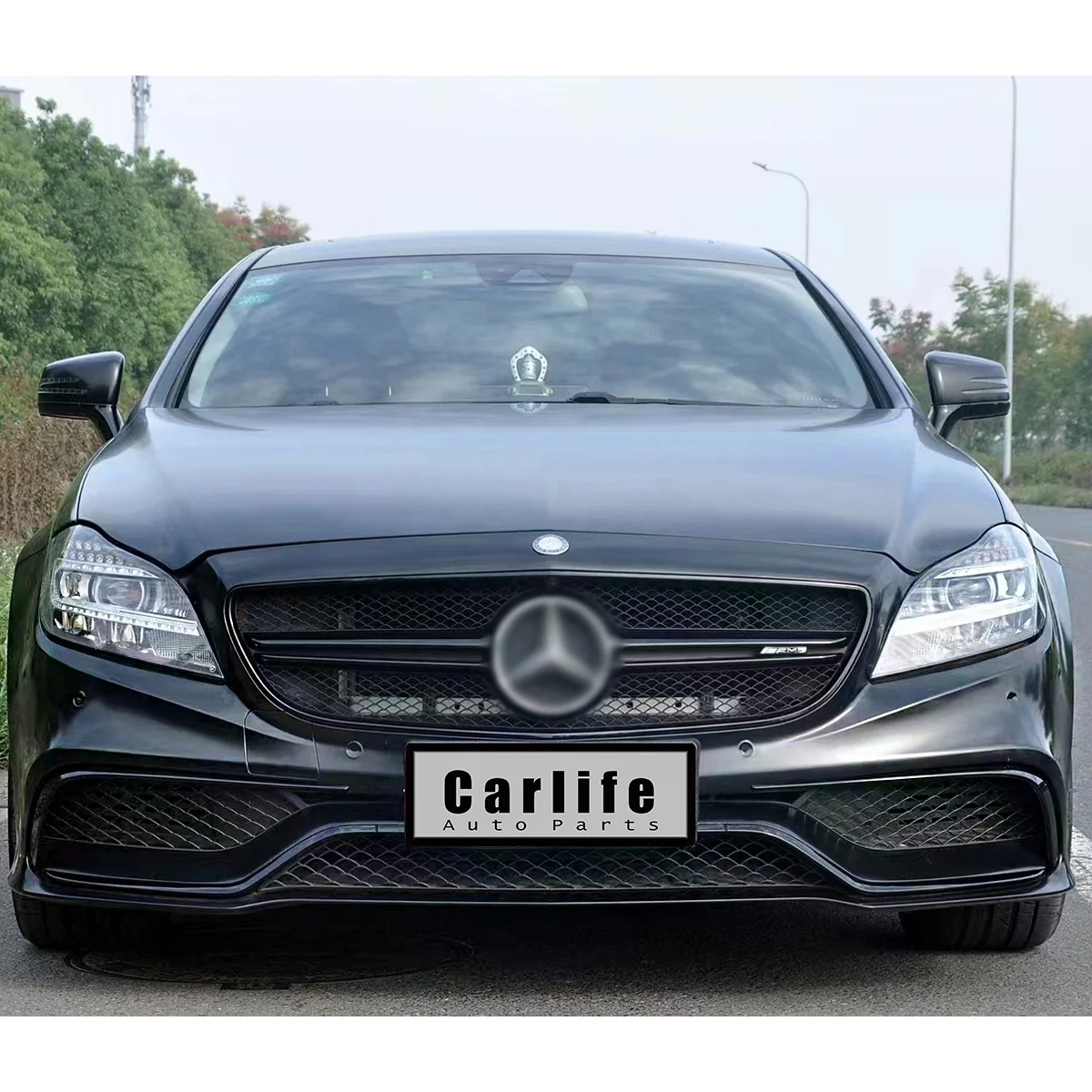 

Комплект кузова автомобиля для Mercedes Benz CLS W218 2012 2013 2014 2016 2017 2018, обновленный CLS63 с решетками для переднего бампера в сборе