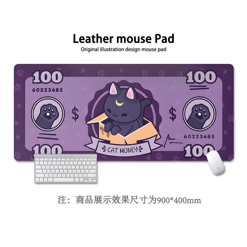 Tappetino per mouse anime Simpatico cartone animato Gatto Tappetino da scrivania Tastiera Tappetino antiscivolo Apprendimento Ufficio Lavoro Accessori da gioco Protezione