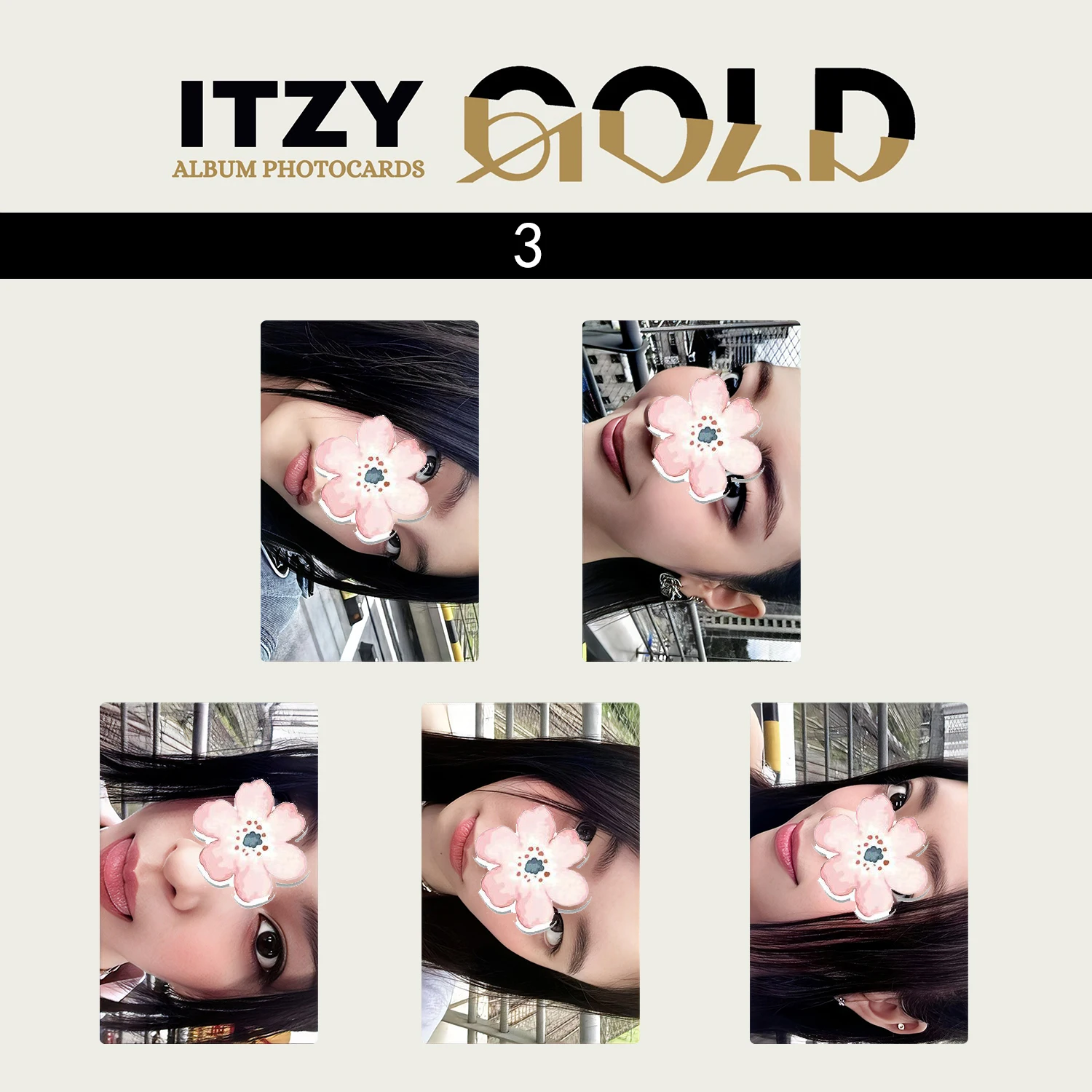Mini album ITZY "GOLD" carta speciale bonus