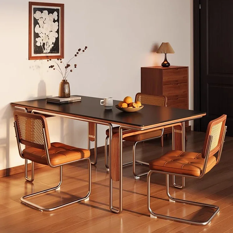 

Wall Wood Dining Table Nordic Balcony Writing Lounge Dining Table Modern Office Desk Mesas De Comedor Living Room Furniture