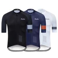 Camiseta de ciclismo para hombre Raudax, camisetas clásicas negras para ciclismo de carreras, ropa de ciclista de manga corta, camisa, Maillot, ropa de bicicleta de verano