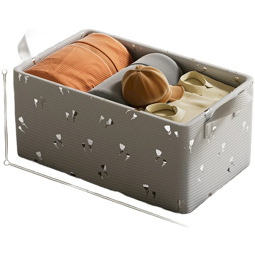 Oxford Fabric Foldable Storage Box with Sturdy Steel Frame for Wardrobe For Clothes Organization and Compact Storage