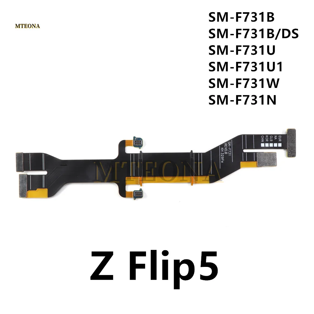 

Гибкий кабель разъема материнской платы для Samsung Galaxy Z Flip5 F731, запасные части для смартфона, гибкий кабель Flip 5 SM-F731B F731N F731U
