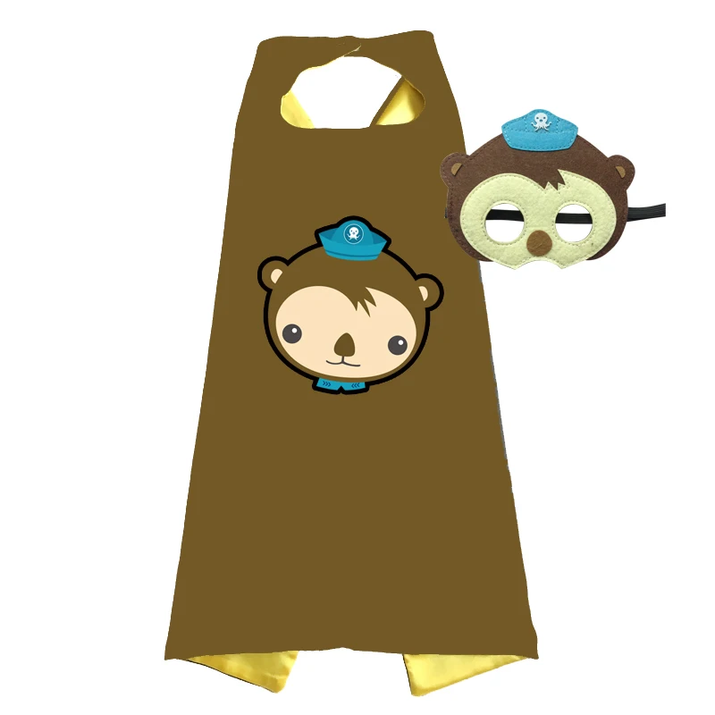 Costume de Super-héros pour enfants, Cape avec masque, tenue de Cosplay Kwazii Peso Dashi, cadeau de fête