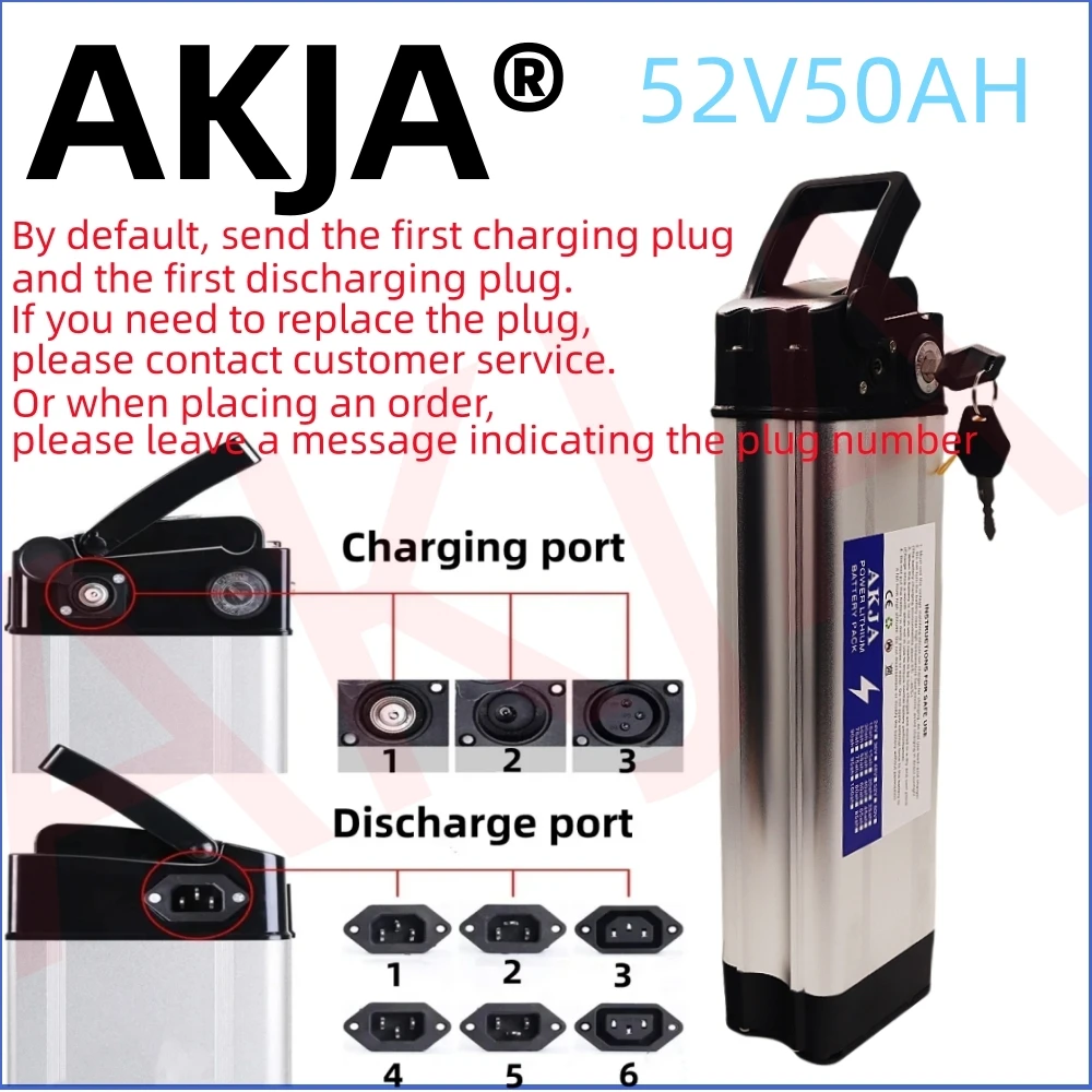 

Air fast transportation New Full Capacity Power 18650 Lithium Battery 52V10ah-50ahBattery pack Suitable for Silver Fish 80-2000W