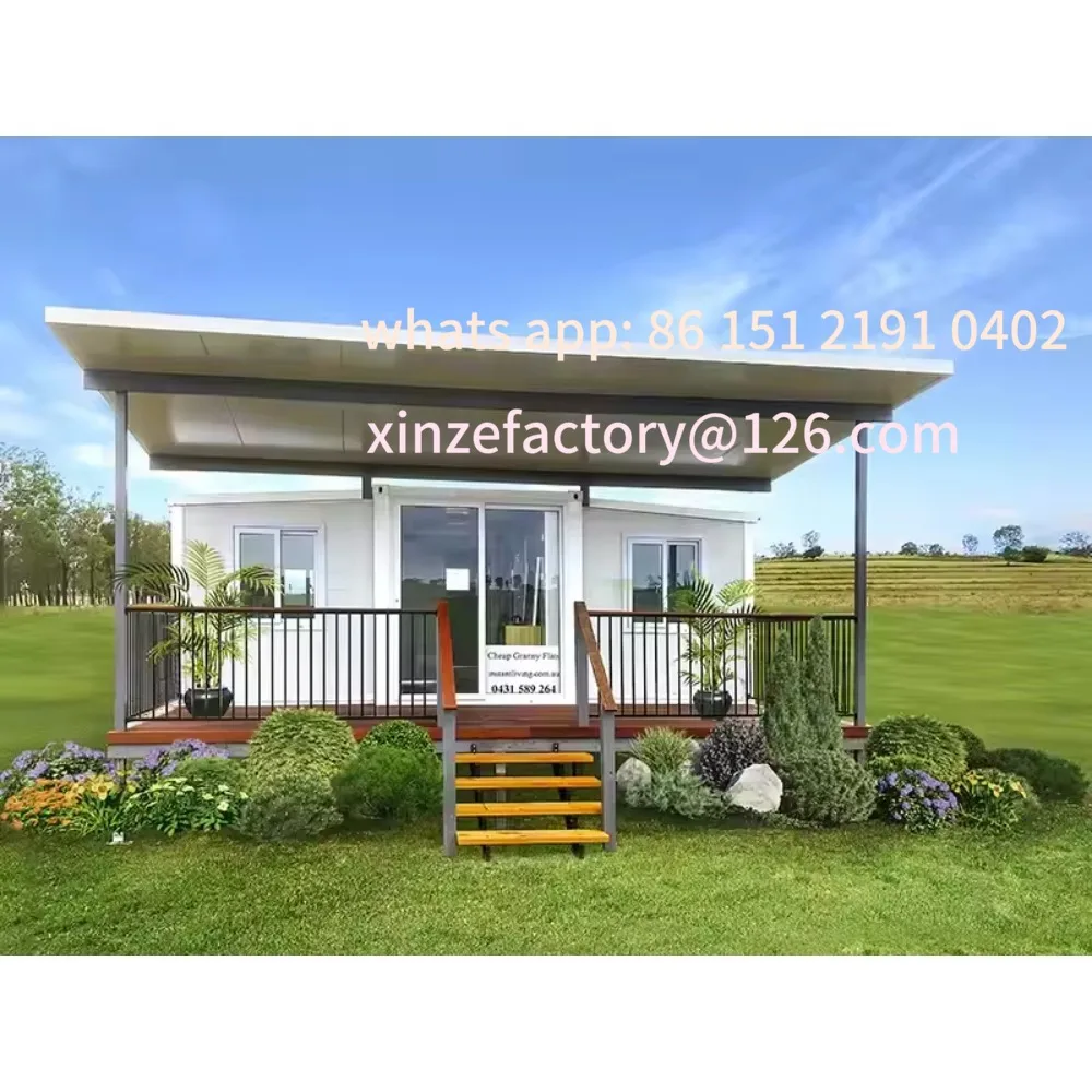 منازل جاهزة قابلة للتخصيص قابلة للتوسيع 40 قدم 60 م 2 حاوية جاهزة وحدات منزلية فاخرة مصنع فيلا متينة