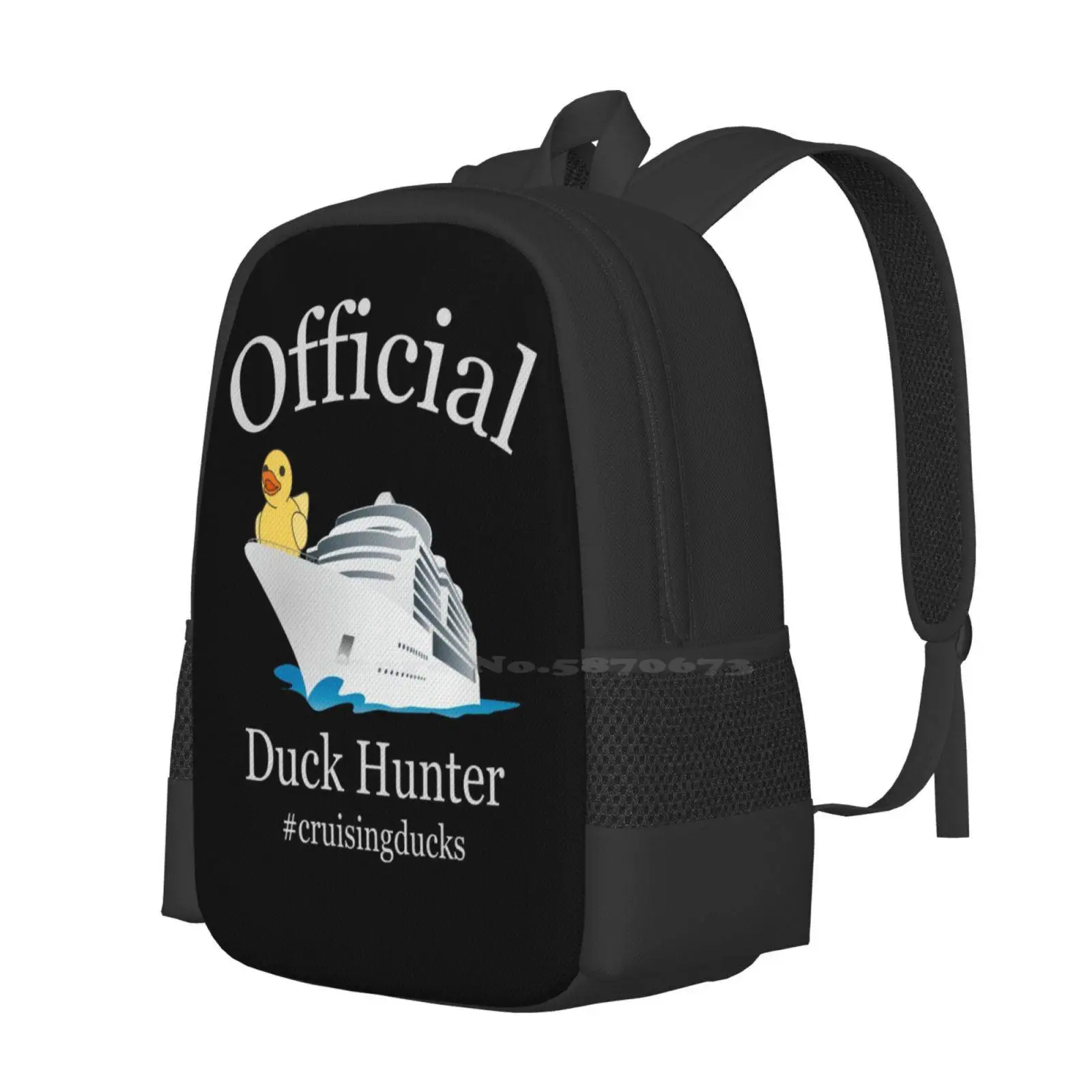 Official Duck Hunter #Cruising Ducks School Bags For Teenage Girls Laptop Travel Bags Cruisingducks Cruising Ducks Rubber Ducks