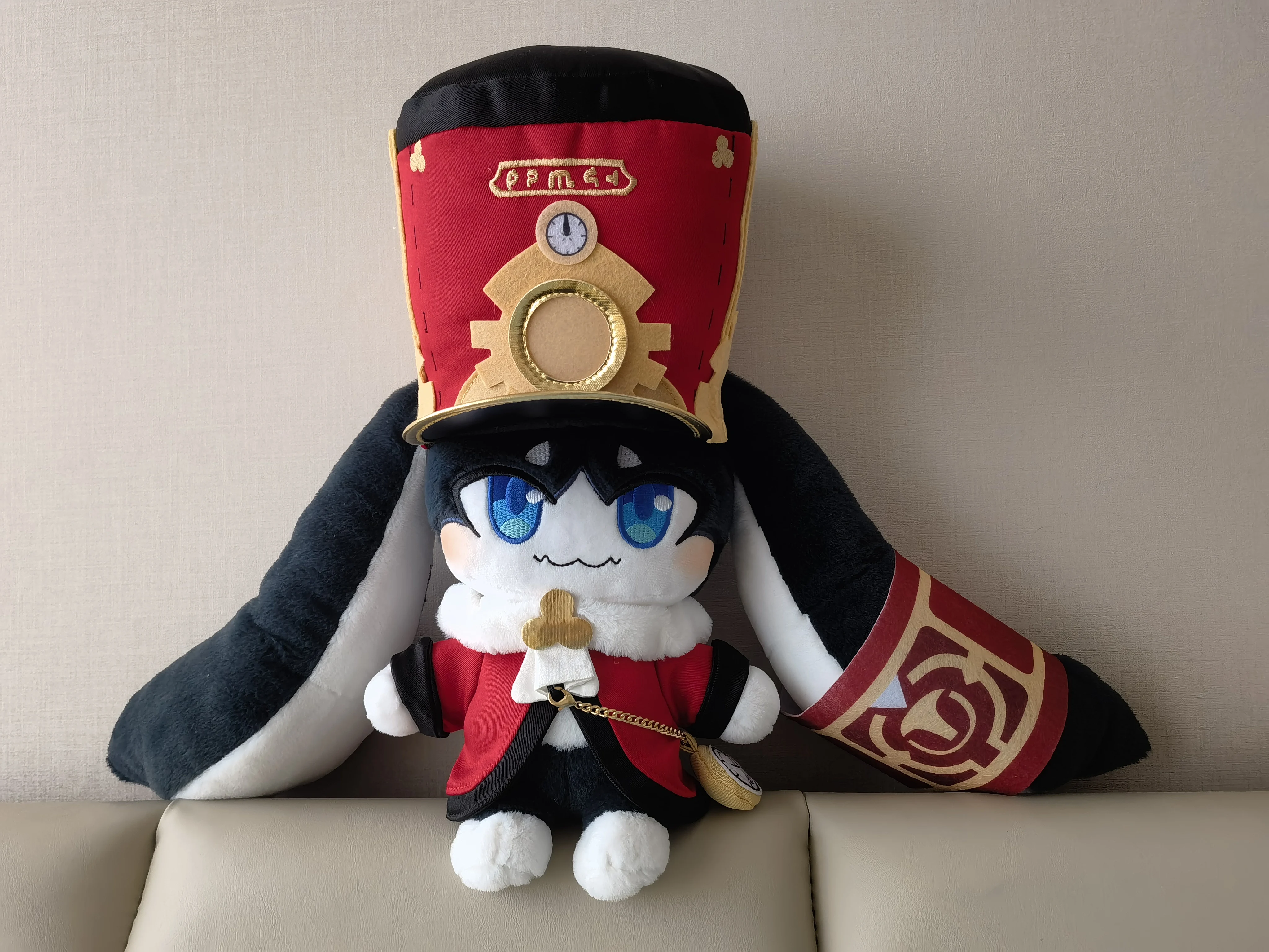 

Game Honkai Honkai: Star Rail Pom-Pom パム Pamu 폼폼 Conductor Rabbit Mascot Costume Plush 20cm Doll for Cosplay Events