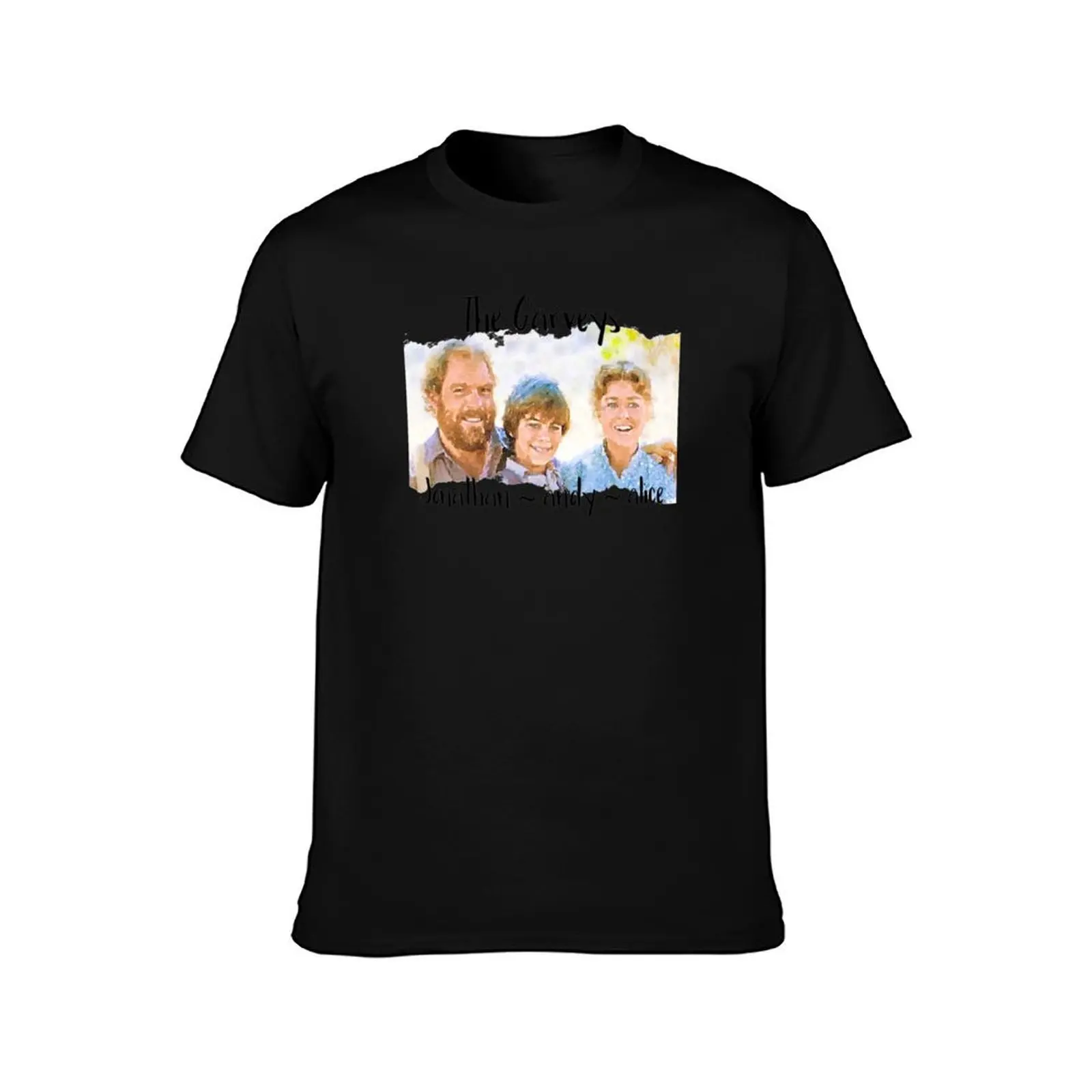 Garvey Family Little House on the Prairie T-Shirt Large Size Casual Short Sleeve Top