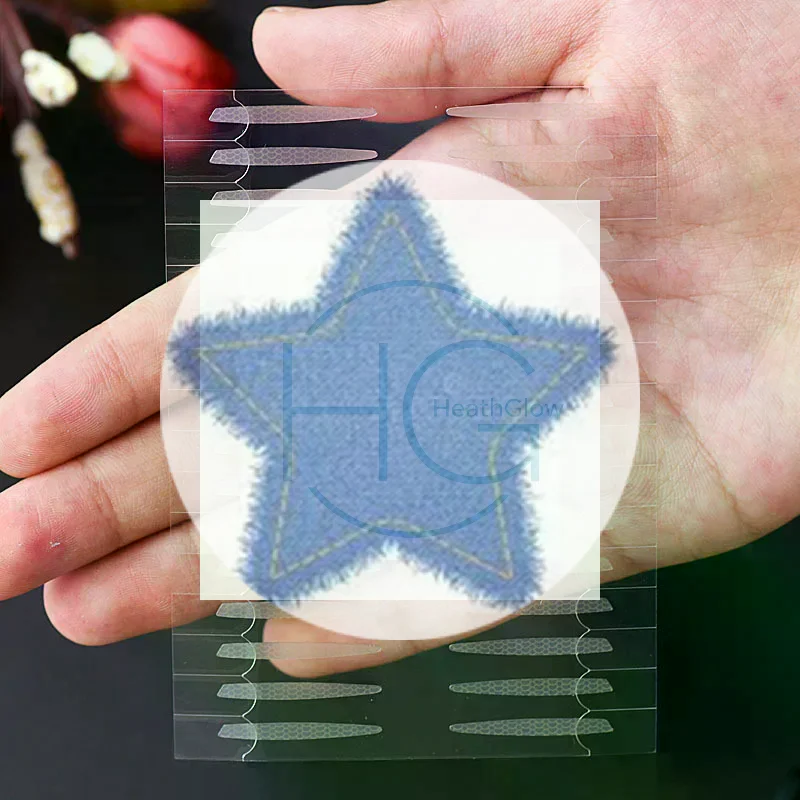 3/5/10 hojas de pegatinas de cintas para párpados, pasta Invisible para párpados de doble pliegue, cinta autoadhesiva Natural para ojos, herramienta de maquillaje S M L