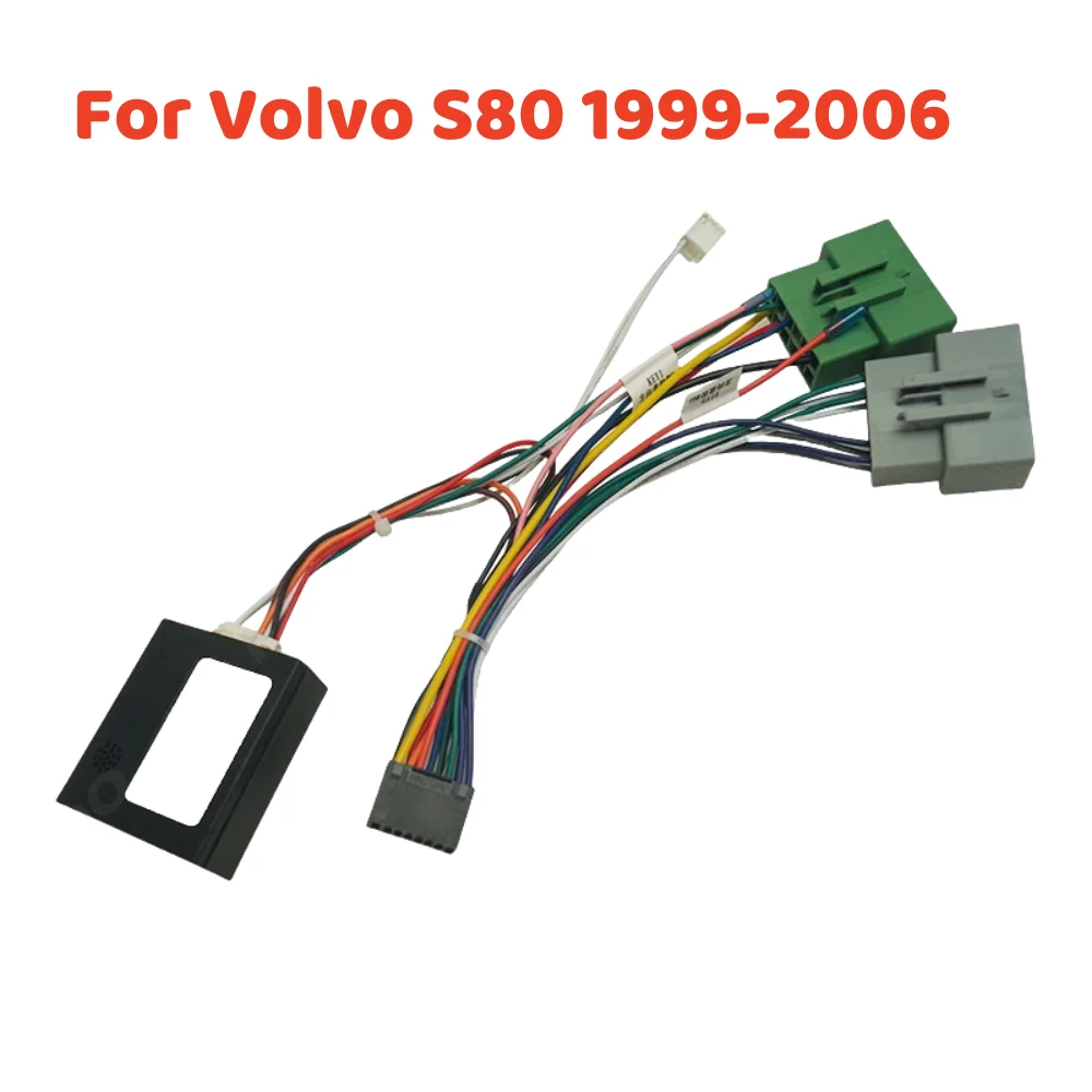 

Android Canbus Box Adaptor With 16 Pin Wirng Harness Cable For Volvo S80 1999-2006 2 Din GPS MP5 Player Receiver