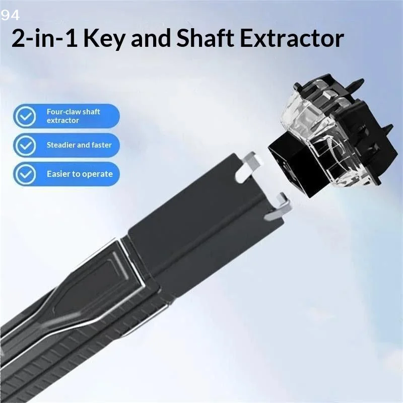 Universal 2 In 1 Keyboard Keycaps Switch Puller Opener Keycap Shaft Remover Button Extractor Keyboards Accessories Kit