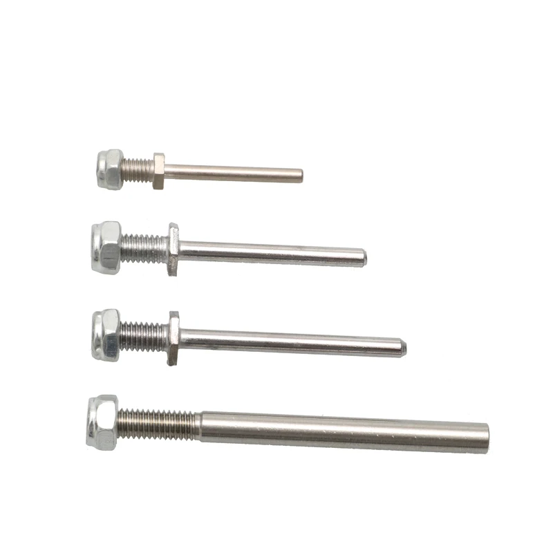 1 paire de roues de train d'atterrissage, filetage M4/M6/M8, arbre de 4/5/6mm de diamètre, essieu en acier avec écrou de blocage, accessoires de remplacement pour avion RC