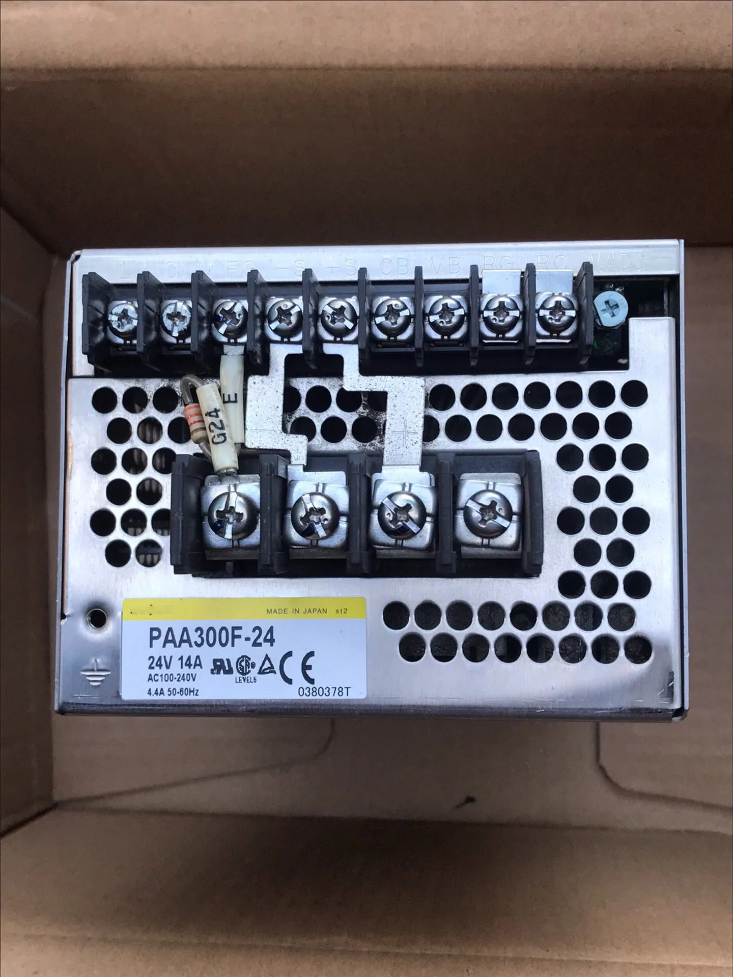 

PAA300F-24-W power supply 24V14A PAA300F-24-W