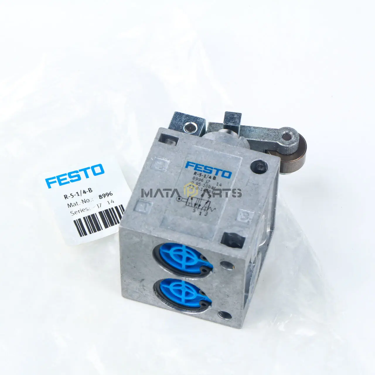 One NEW Festo Roller Lever Valve R-5-1/4-B 8996