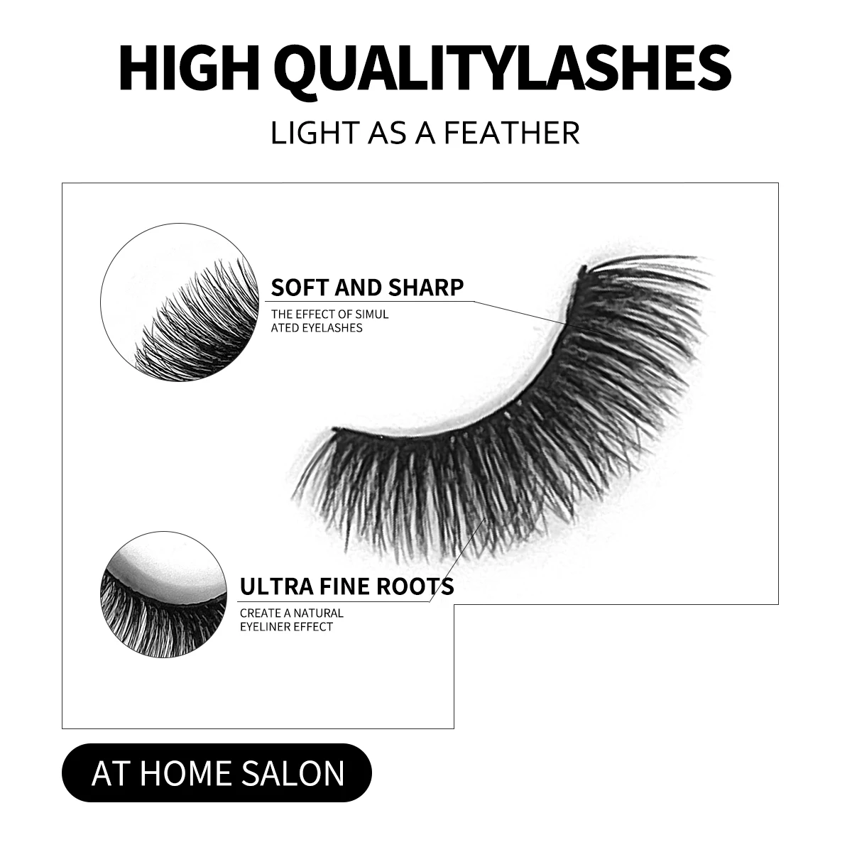 10 Pairs Simulation Cross Messy Eye Faux Mink Eyelashes Handmade False Eyelashes Natural Nude Makeup 3D Curly Lashes