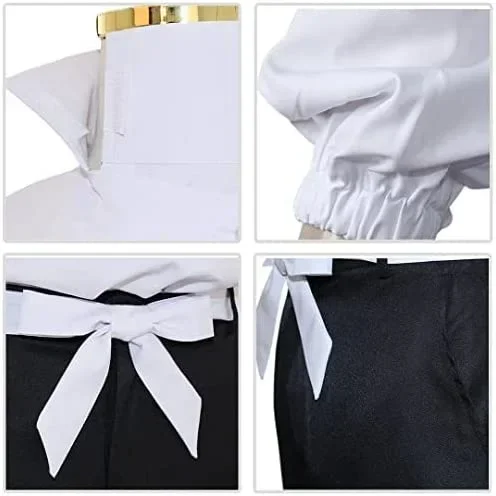 Anime Jujutsu Kaisen Yuta Okkotsu Costume Cosplay uomo donna uniformi per feste di Halloween top + pantaloni + cintura