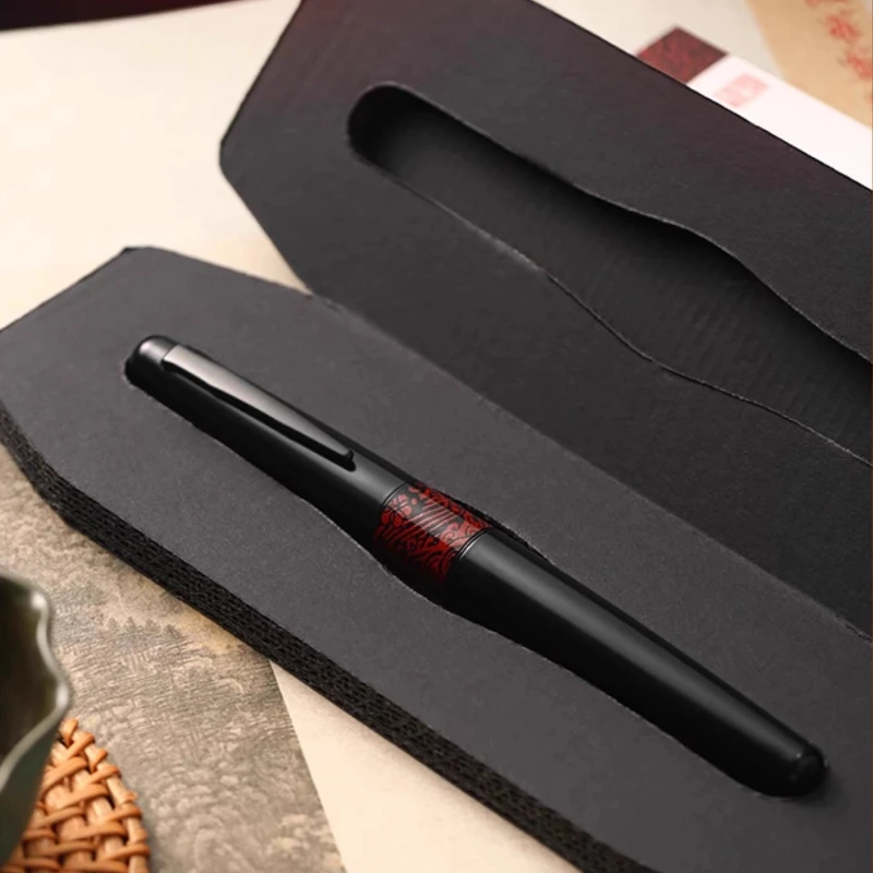 أقلام حبر مطاطية صلبة فاخرة F M B Nibs 0.5 0.8 مللي متر تصميم محمول للمكتب/السفر/الطوارئ قلم حبر للكتابة السلسة للطلاب