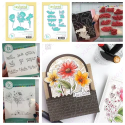 Timeless Greetings Woodland Blooms Metal Cutting Dies Stamps Stencil DIY Scrapbooking Card Stencil Paper Cards Handmade Album