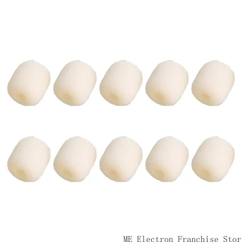 T5EA 10PCS HEASTSETS Microphones Foam Cover Windschreens Poam Microphones Защитники