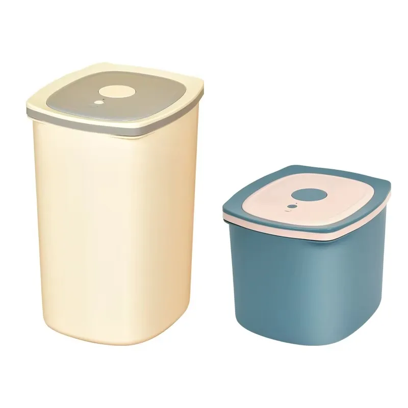 

Electric 11L Plastic Airtight Cat Dog Food Bucket Smart Vacuum Seal Pet Food Storage Container Carton BSCI Pet Bowls Feeders