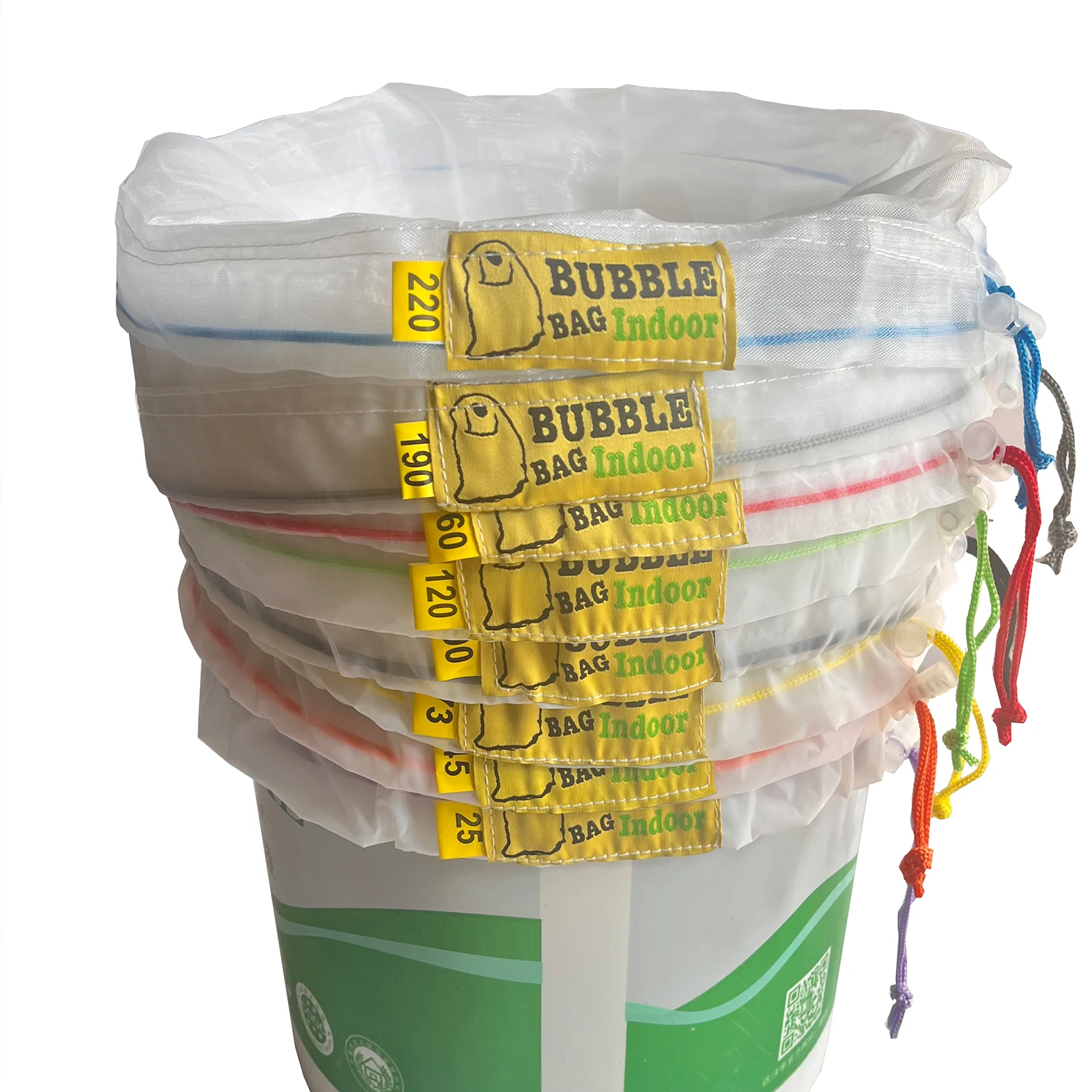 All Mesh Bubble Bags 1 Gallone 8-teiliges Kit Kräuter-Eis-Extraktor Hash Essence Shampo Flter Kräuterextraktion Grow Bag – Detail 4
